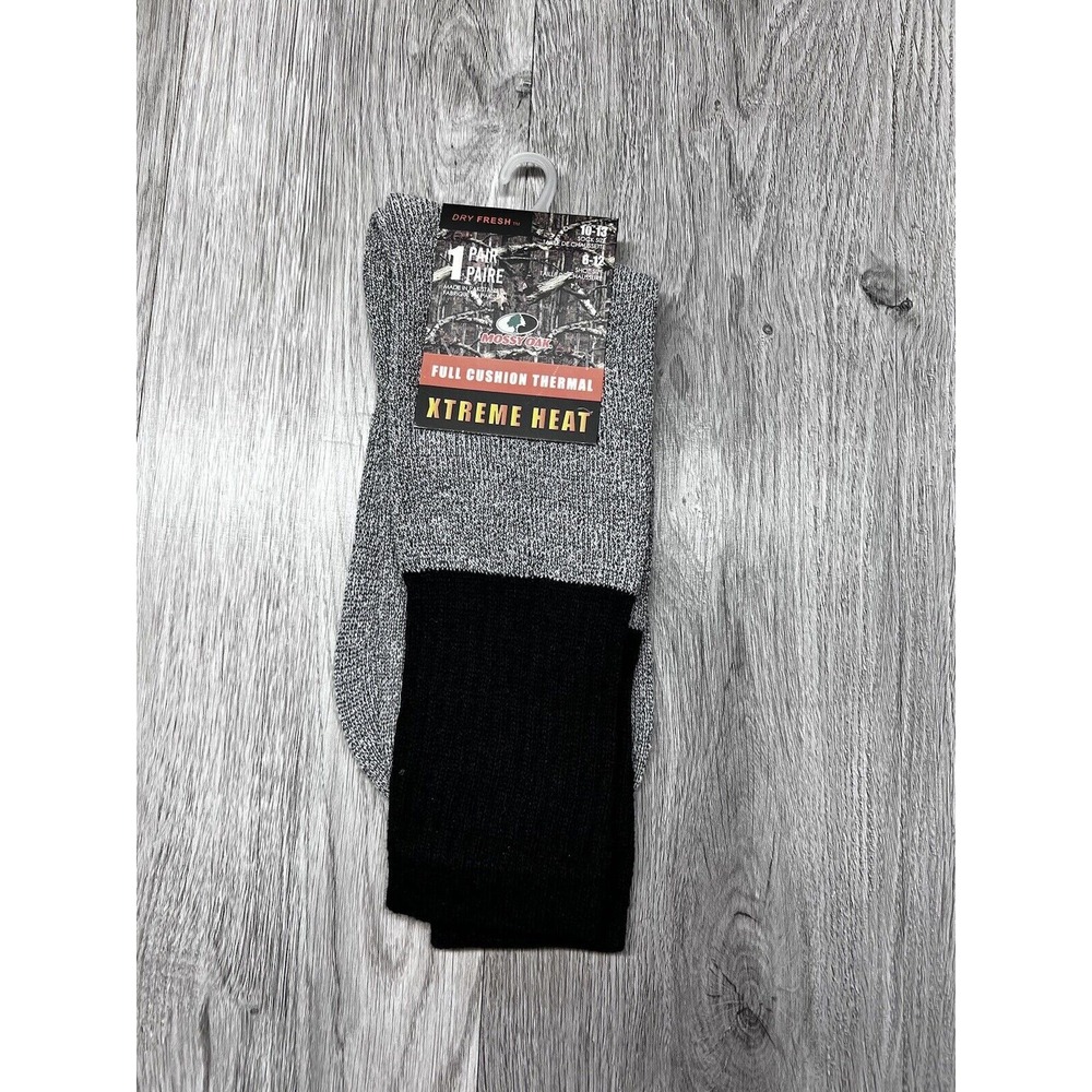 Mossy Oak Full Cushion Thermal Xtreme Heat Socks Shoe Size 6-12